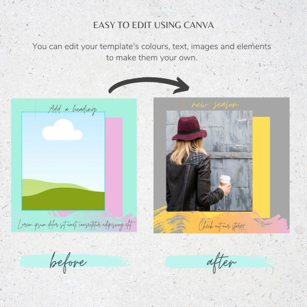 Pastel Canva Template Pack