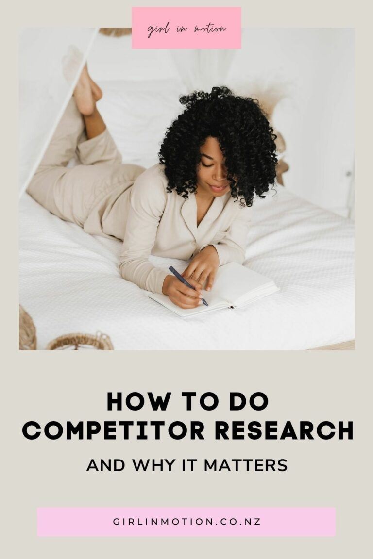 How to do competitor research