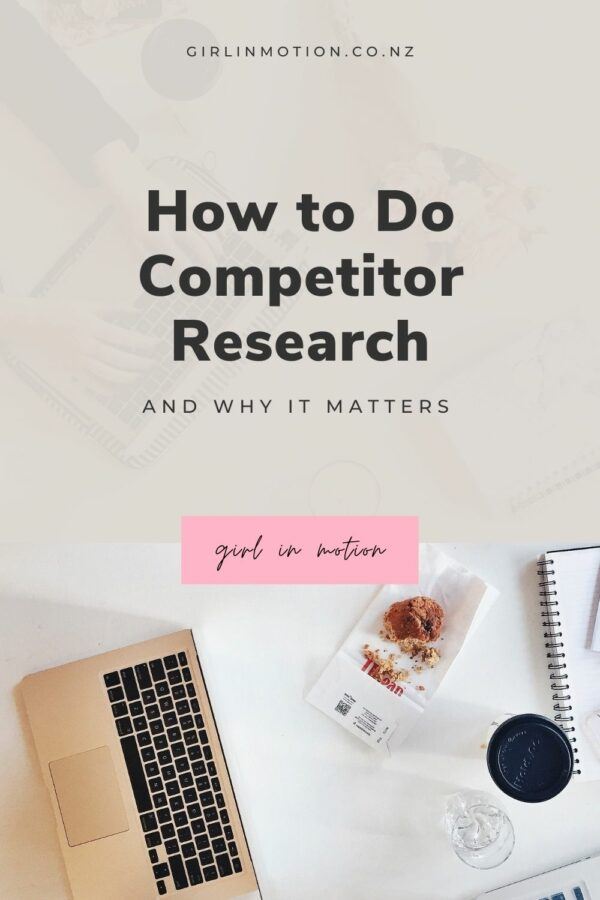 How to do competitor research