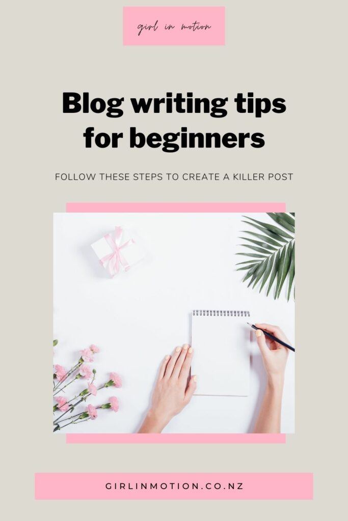 Blog writing tips for beginners