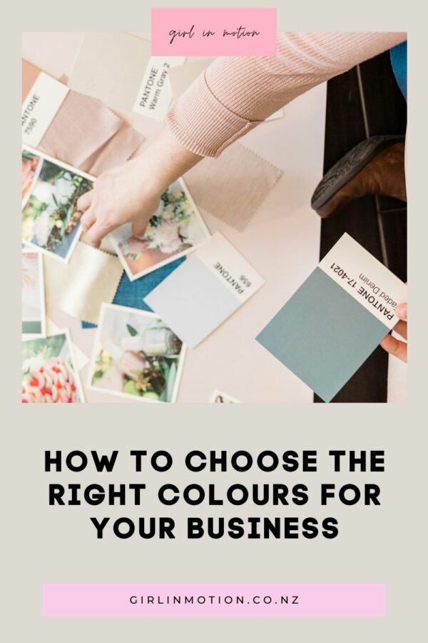 Choosing colours for your business