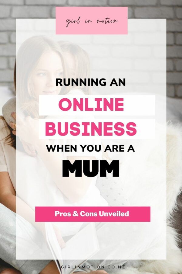 Running online business as a mum