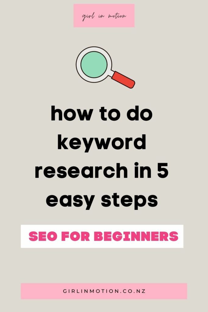 How to find keywords for SEO