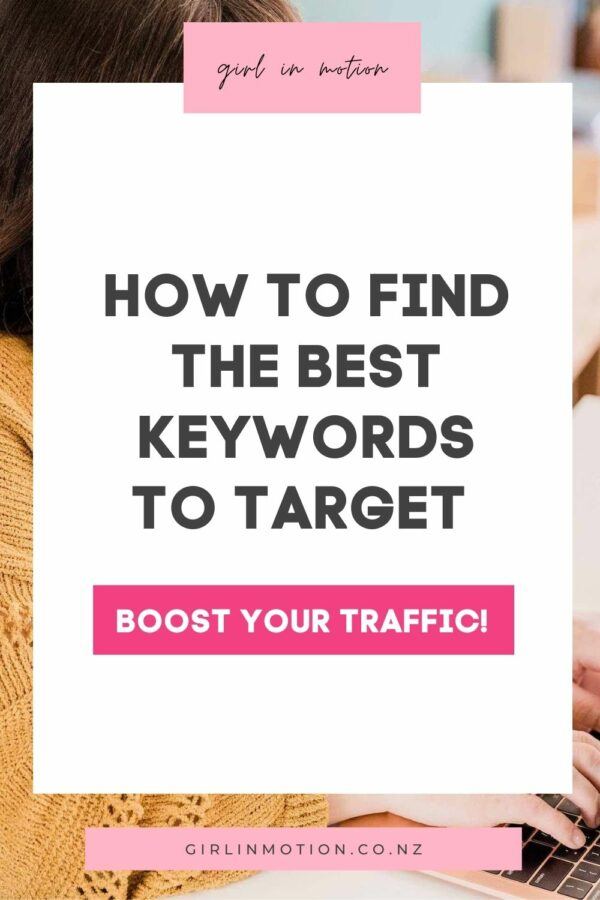How to find the best keywords to target