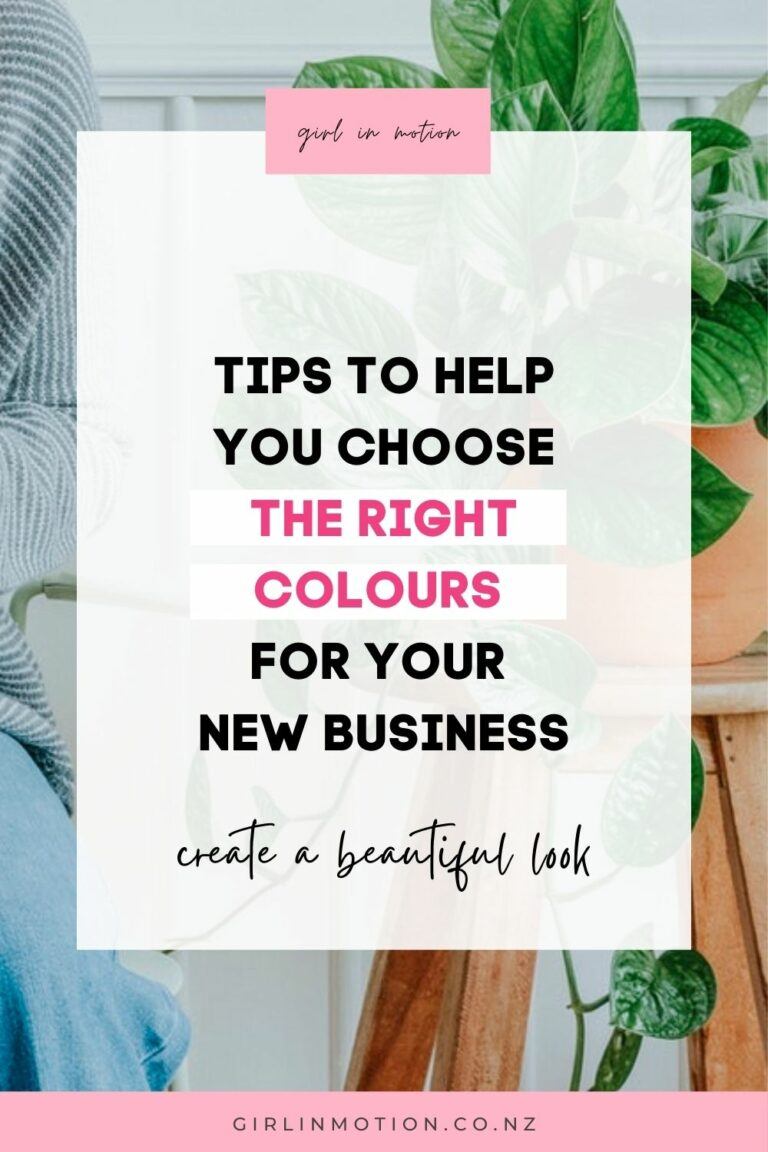 Choose business colour palette