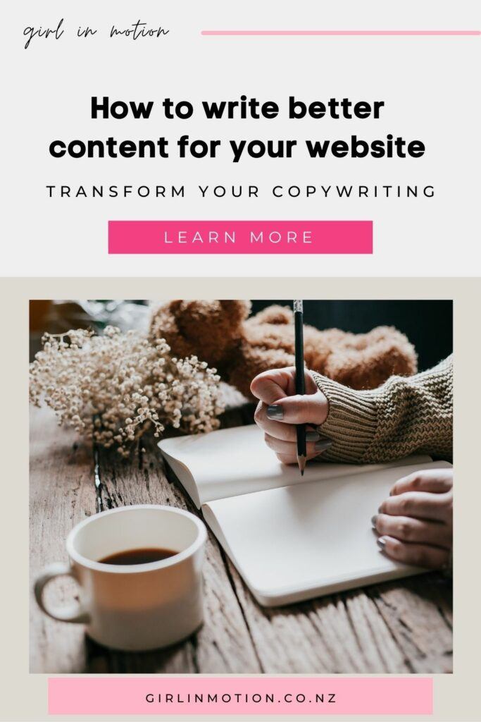 Website copywriting tips