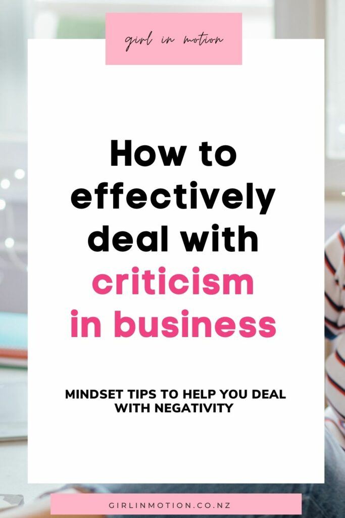 How to deal with negativity in business