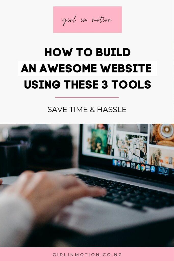 Tools to build website