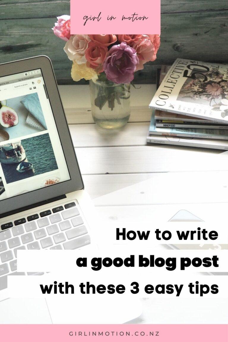 Writing tips for new bloggers