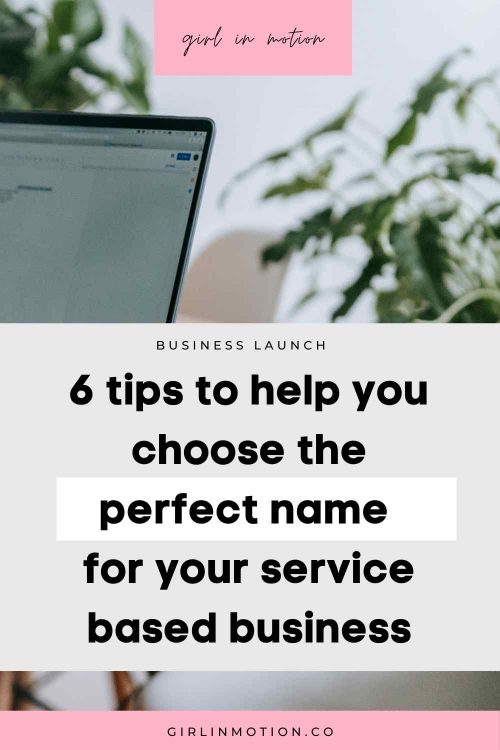 Tips to choose service based business name